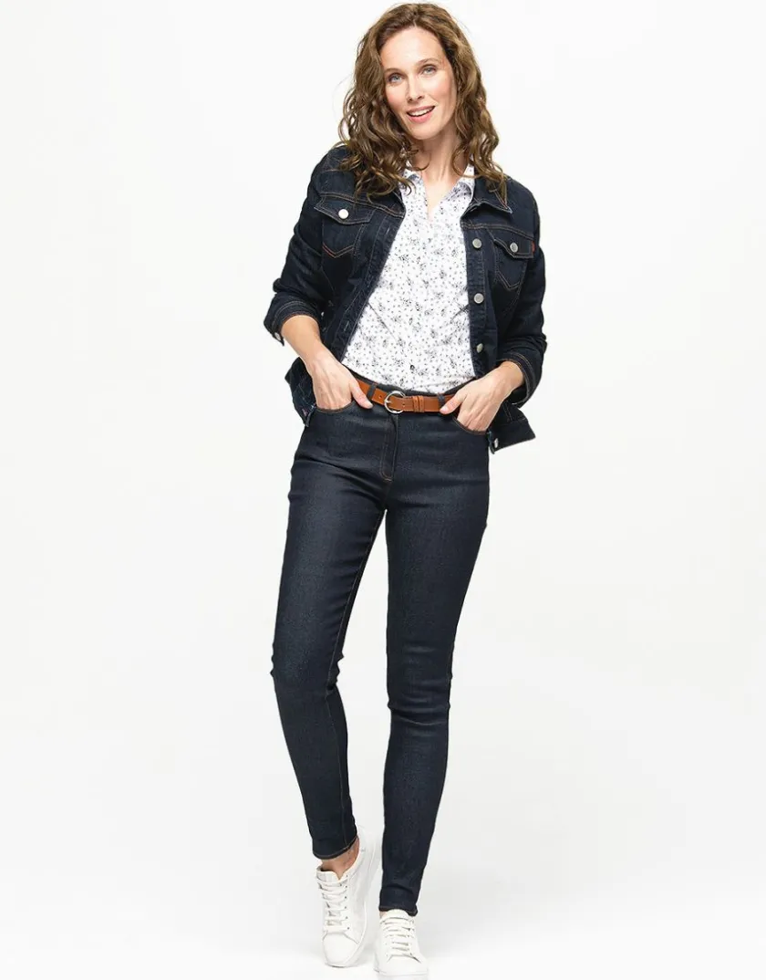 Clearance Veste en jean bleu brut Casual|Vestes