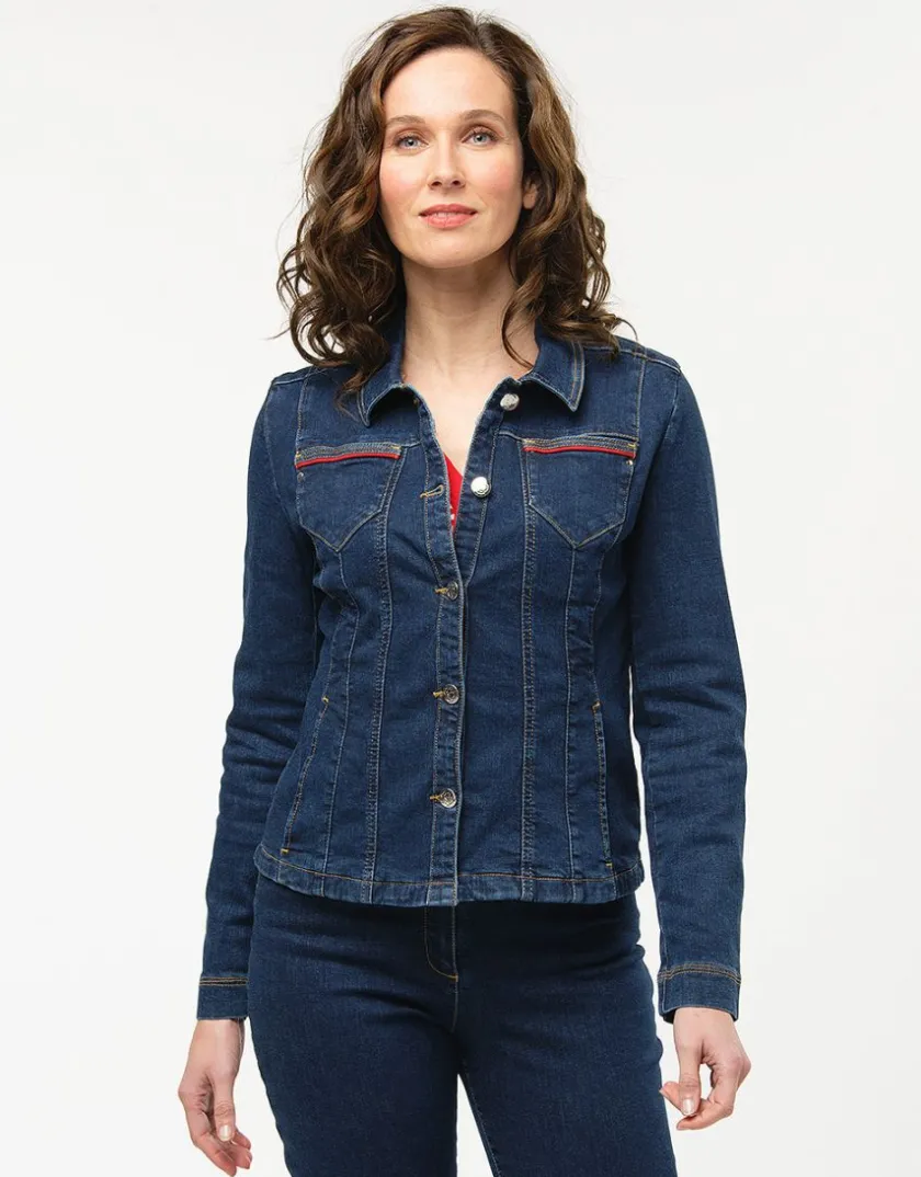 New Veste en jean brut coton Casual|Vestes