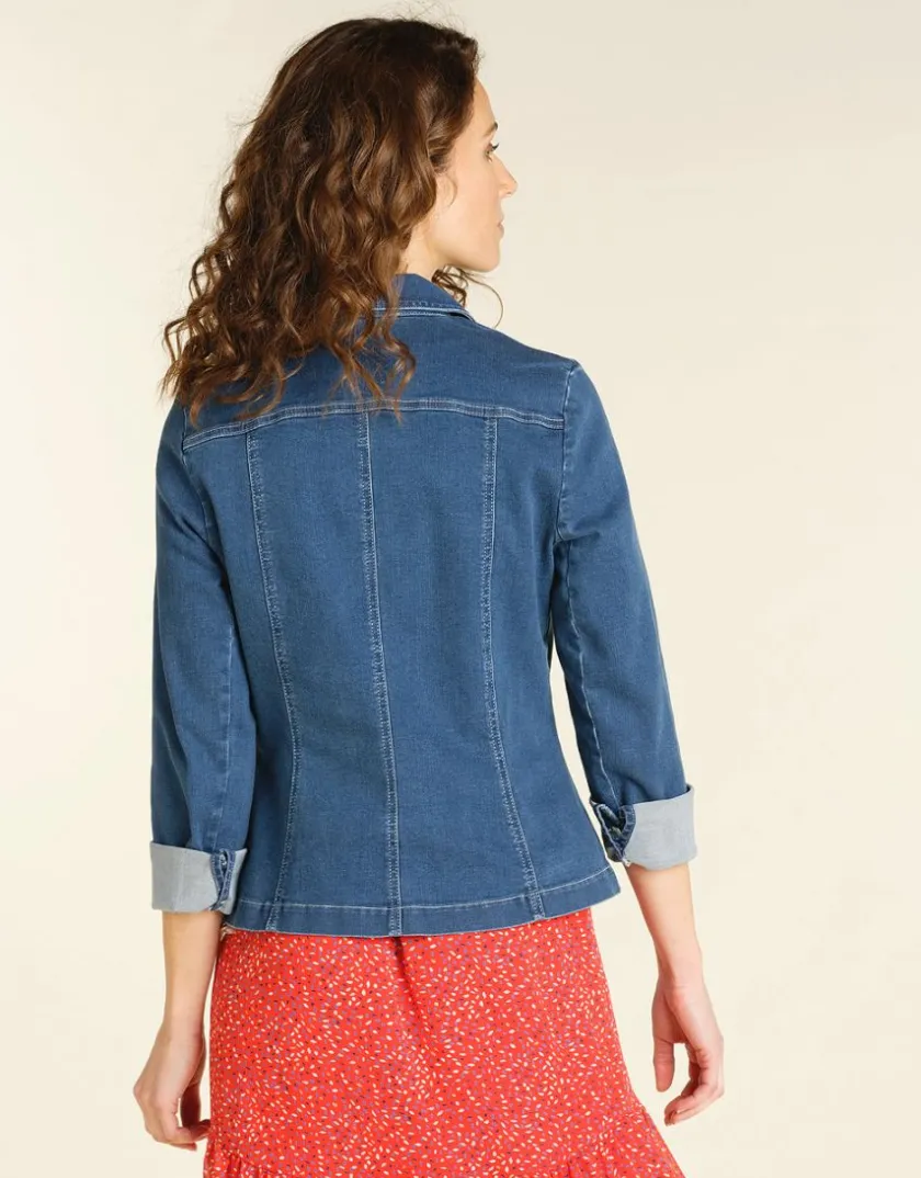 Sale Veste en jean stretch Casual|Vestes