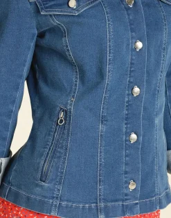 Sale Veste en jean stretch Casual|Vestes