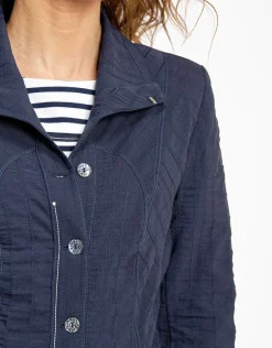 Online Veste legère bleue marine Casual|Vestes