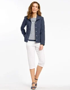 Online Veste legère bleue marine Casual|Vestes
