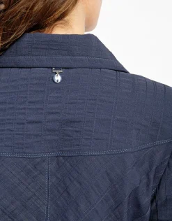 Online Veste legère bleue marine Casual|Vestes