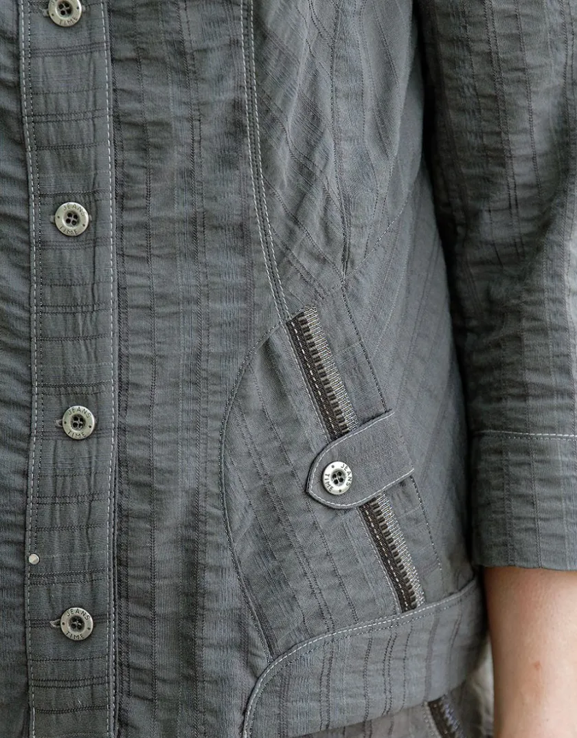 Outlet Veste légère vert kaki Casual|Vestes