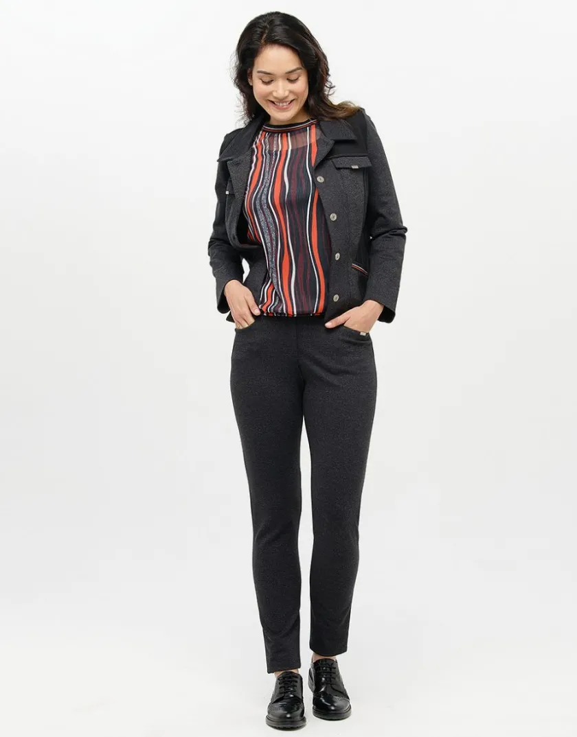 Clearance Veste maille grise Habillées|Vestes