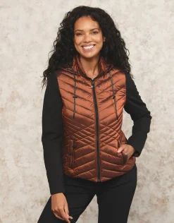 Best Veste matelassée cuivrée Doudounes|Casual