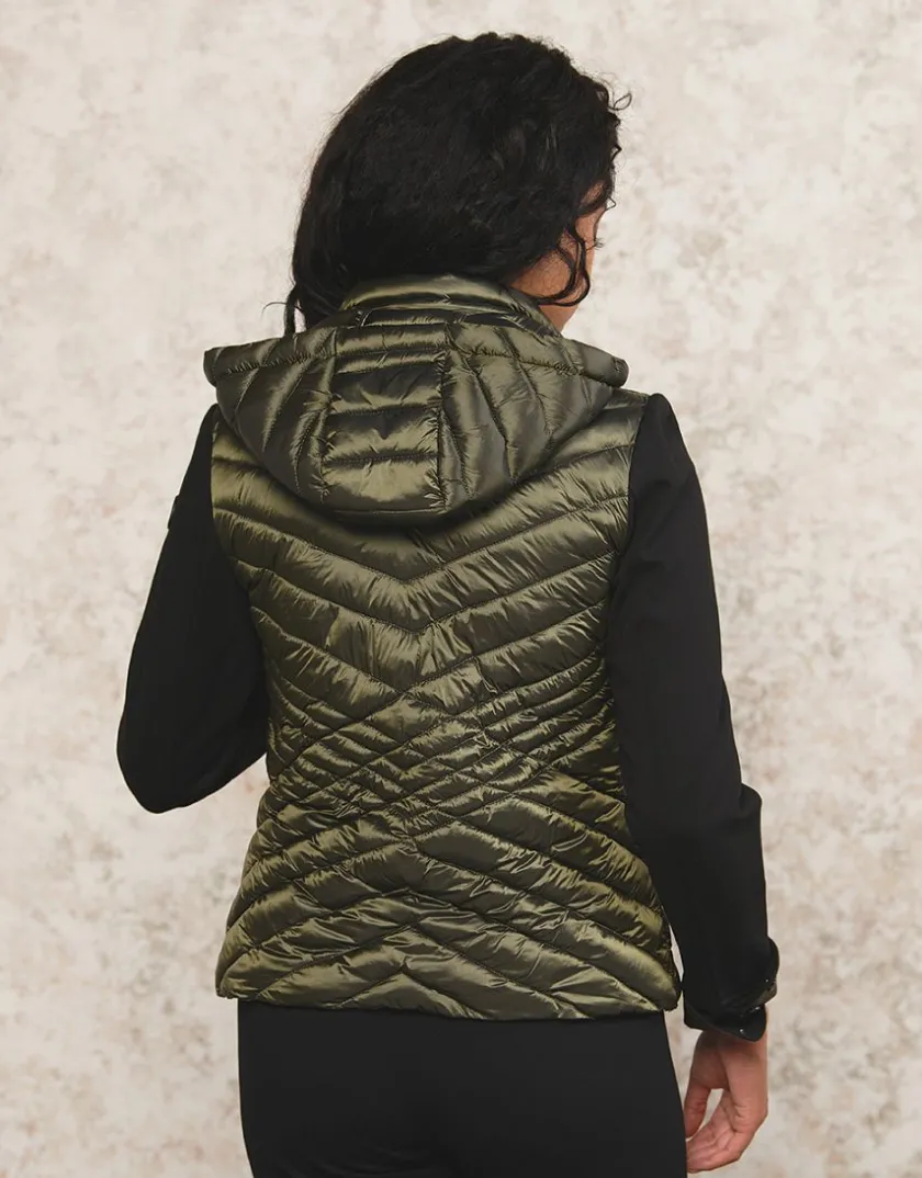 Outlet Veste matelassée kaki Doudounes|Casual