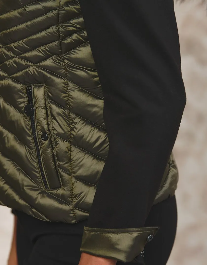 Outlet Veste matelassée kaki Doudounes|Casual