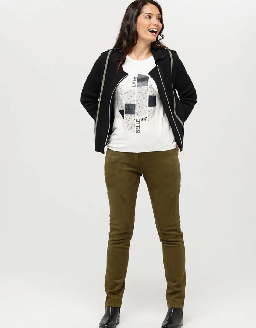 Outlet Veste noire zippée Gilets|Maille