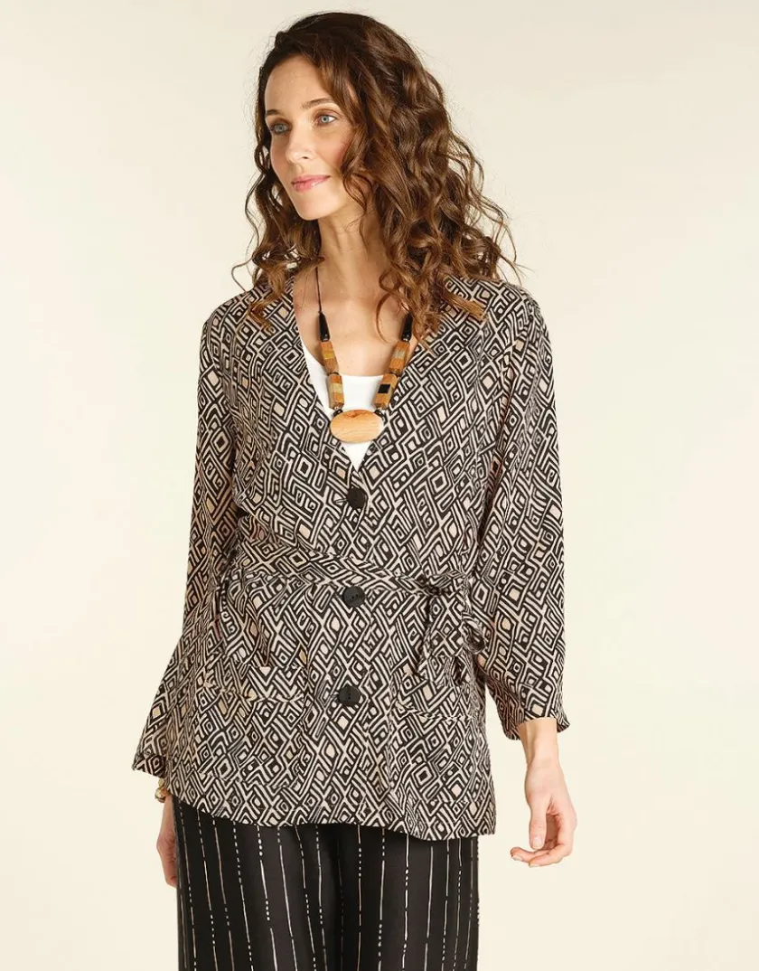 Best Veste saharienne imprimée Habillées|Vestes