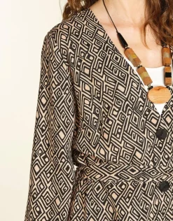 Best Veste saharienne imprimée Habillées|Vestes