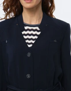 Outlet Veste saharienne marine Casual|Vestes