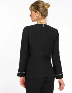 Sale Veste saharienne noire Casual|Vestes