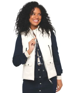 Hot Veste sans manches beige Casual|Vestes
