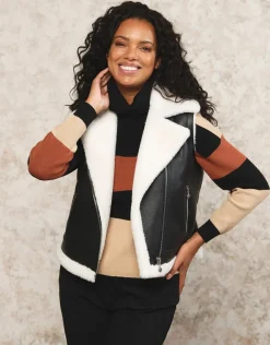 Discount Veste sans manches noir Parkas