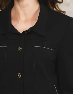 Clearance Veste sergé noir Habillées|Vestes