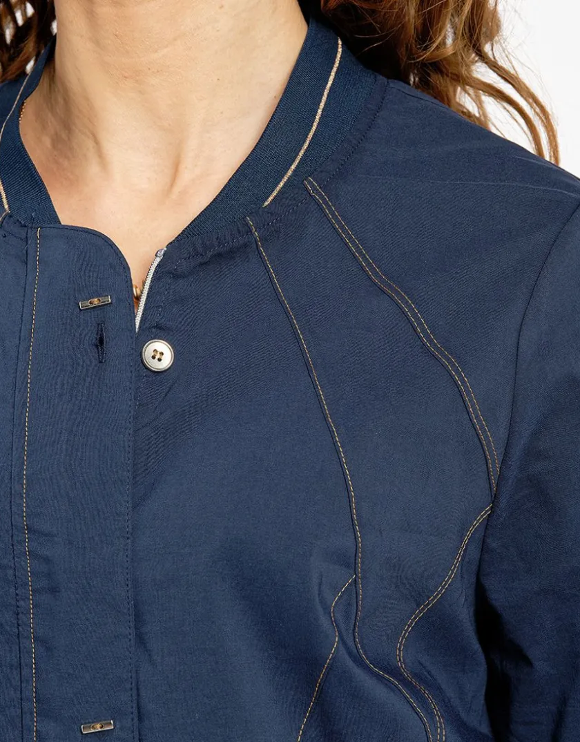 Best Veste sport chic marine Casual|Vestes