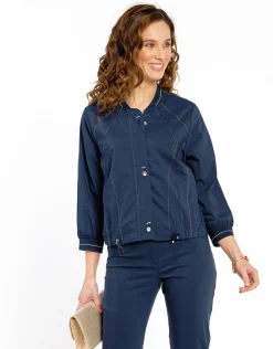 Best Veste sport chic marine Casual|Vestes
