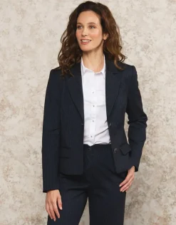 Discount Veste tailleur bleu Habillées|Vestes