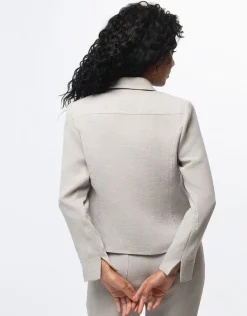 Fashion Veste tailleur chic beige Habillées|Vestes