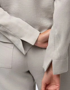 Fashion Veste tailleur chic beige Habillées|Vestes