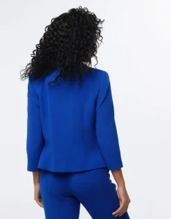 Discount Veste tailleur chic bleu Habillées|Vestes