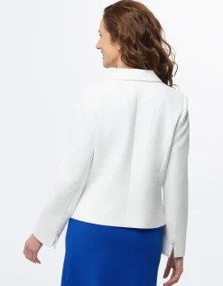 Outlet Veste tailleur chic écru Habillées|Vestes