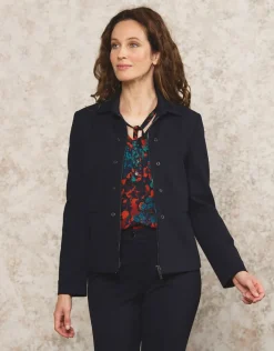 Best Veste tailleur marine Habillées|Vestes