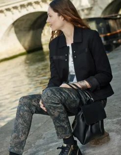 Hot Veste tailleur noire chic Habillées|Vestes