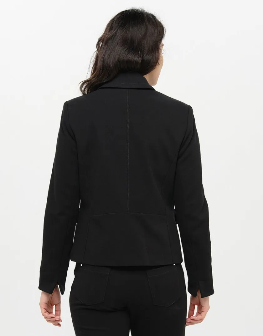 Hot Veste tailleur noire chic Habillées|Vestes