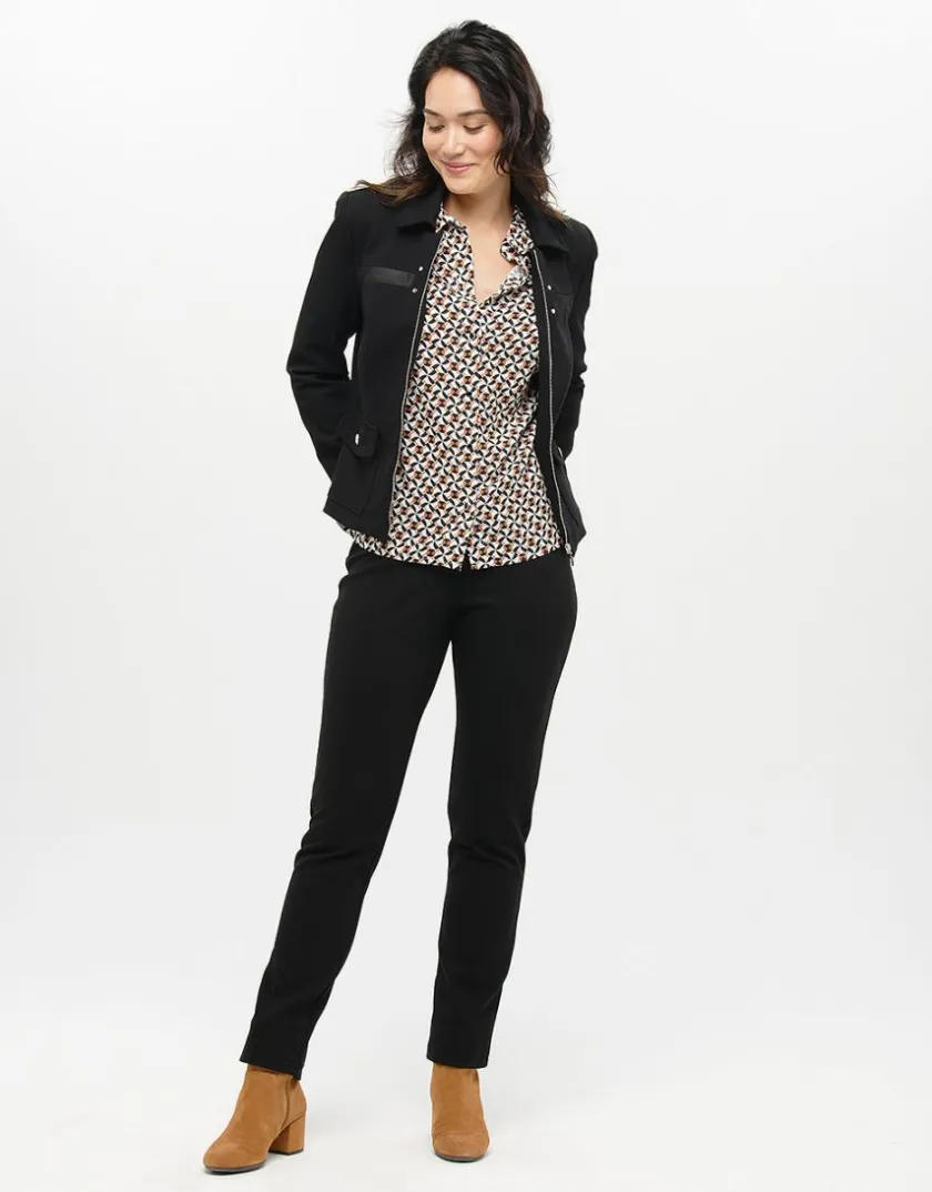 Hot Veste tailleur noire chic Habillées|Vestes