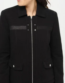 Hot Veste tailleur noire chic Habillées|Vestes