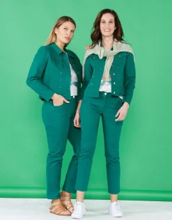 Clearance Veste verte coton Casual|Vestes