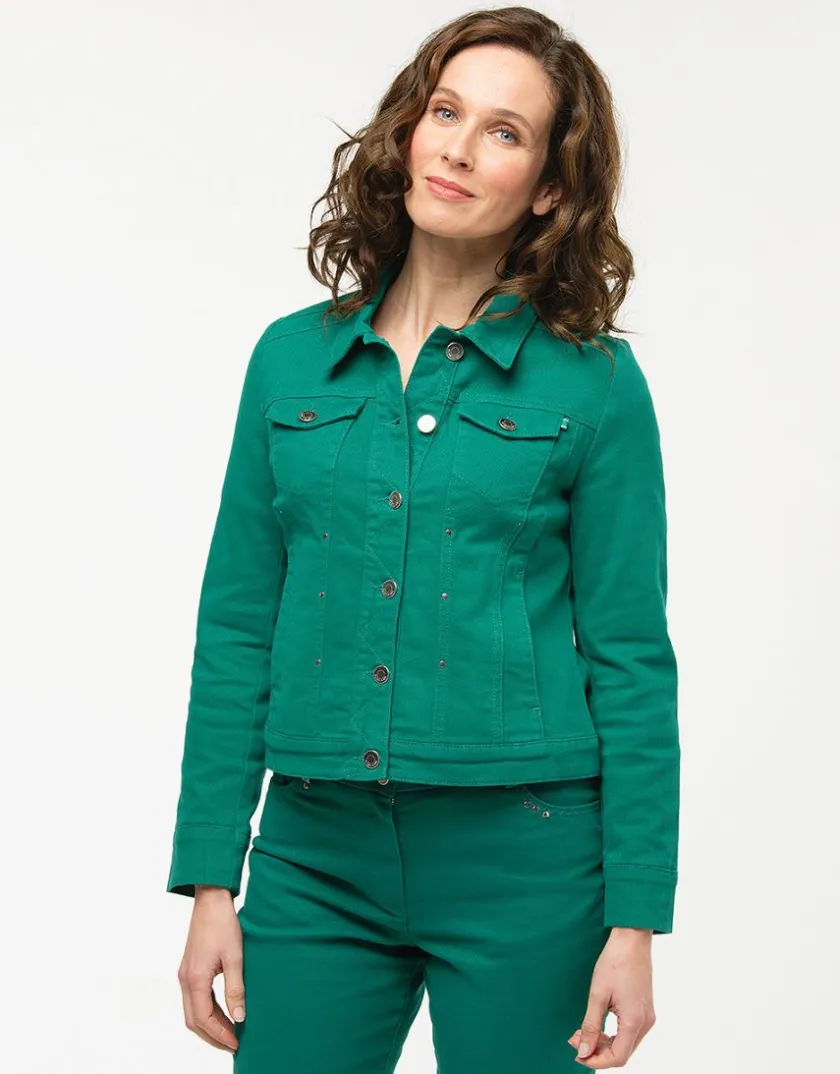 Clearance Veste verte coton Casual|Vestes
