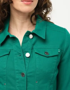 Clearance Veste verte coton Casual|Vestes