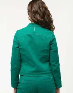 Clearance Veste verte coton Casual|Vestes